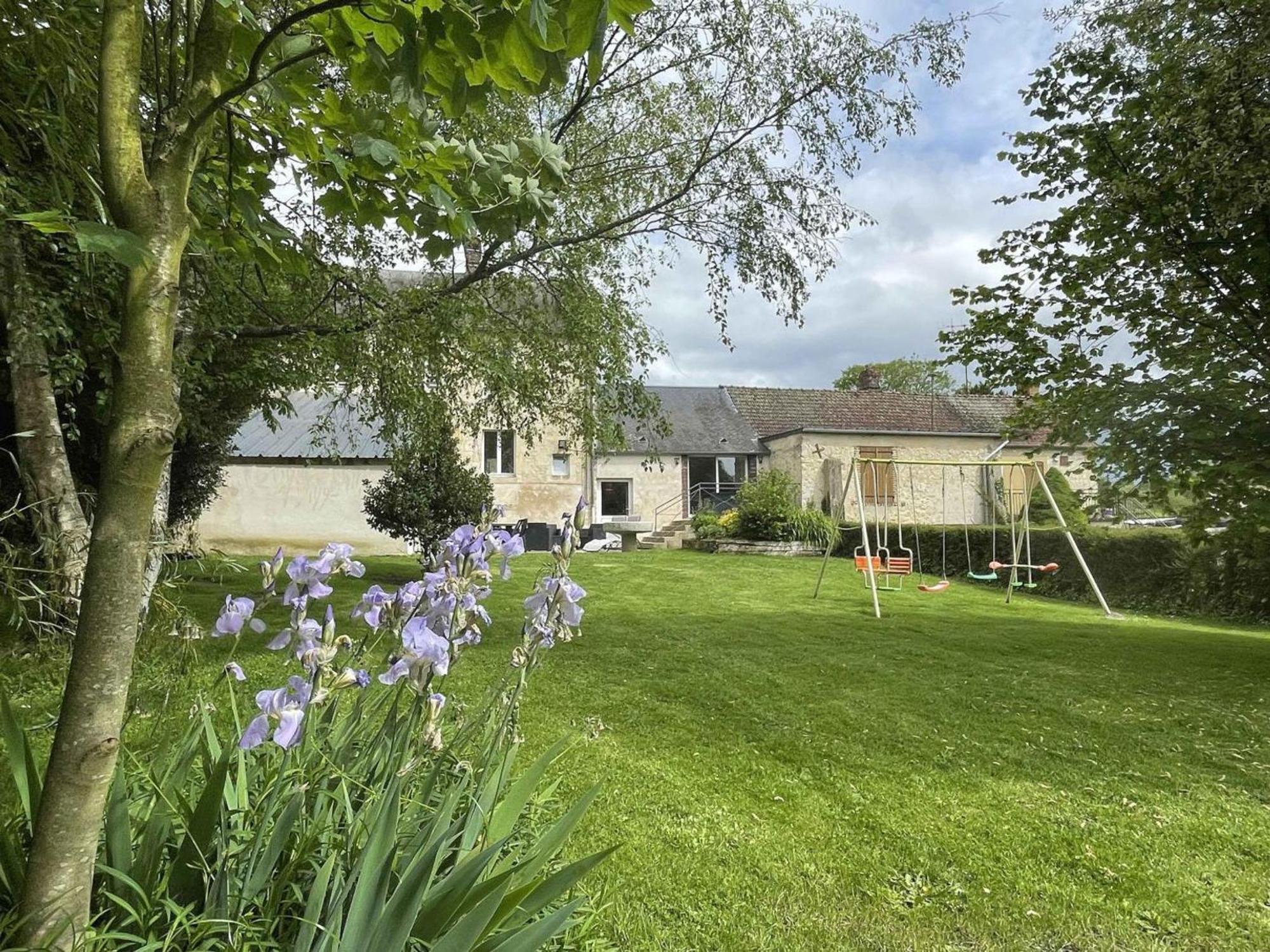 Maison Percheronne Spacieuse Avec Billard, Babyfoot, Et Jardin Clos, Animaux Bienvenus ! - Fr-1-497-65 La Mesniere Exterior foto